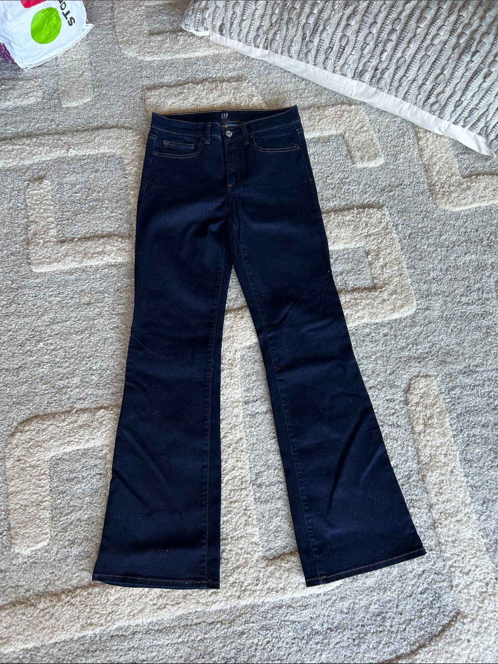 GAP Women's Dark Navy Flare Jeans